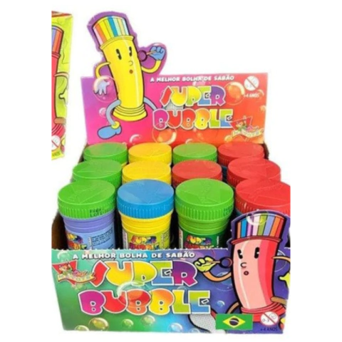 CAIXA C/12 BOLHA DE SABÃO BRINQUEDOS ATACADO