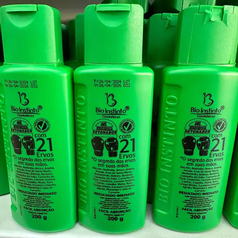 Kit C/12 Gel Massageadora Detonador 21 Ervas Atacado