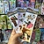 Kit C/12 Cartelas de Adesivo Minecraft Papelaria Fofa Atacado