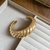 Kit C/12 Braceletes grosso Dourado e Prata Modelo ondas - comprar online