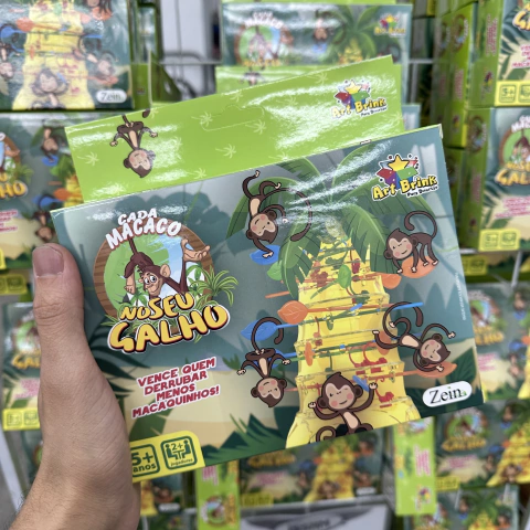 Kit C/6 Jogo Macaco NOSEU GALHO BRINQUEDOS ATACADO