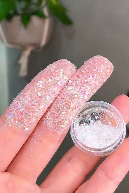 Kit C/12 Glitter Branco Maquiagem Carnaval Atacado - comprar online