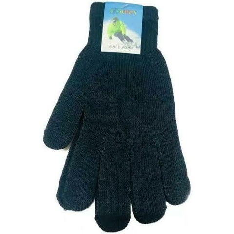 Kit C/12 Luva Preta Básica Invenro Atacado