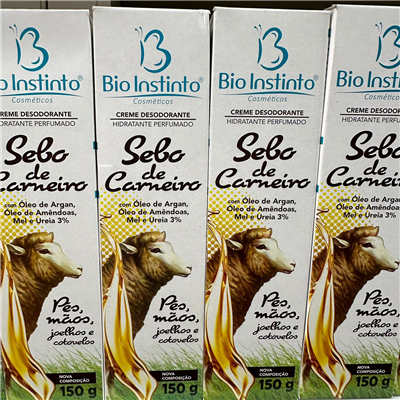 Kit C/12 Sebo de Carneiro Atacado Creme
