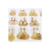 Lote C/10 Maxi Brincos Dourado Brincos Atacados