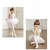 Kit C/12 Meias calça Infantil Fina Bailarina Branca - comprar online