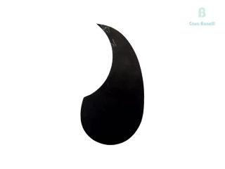 PM20 Sambong Cubrepúas de Color Negro para Guitarra Acústica
