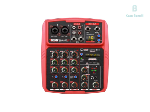 NVK-i06BT Novik Mixer de 6 Canales con Bluetooth