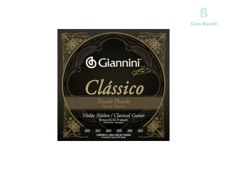 GENWPA CLÁSSICO Giannini Cuerdas para Guitarra Clásica de alta tensión