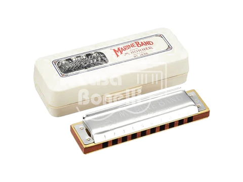 MARINE BAND Hohner Armónica Diatónica en E con Estuche