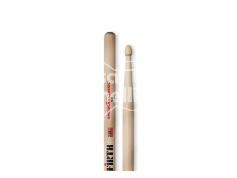 5B AMERICAN CLASSIC Vic Firth 5B Palillos con Punta de Madera