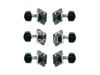 Jinho Set de Clavijas 3+3 para Guitarra Eléctrica