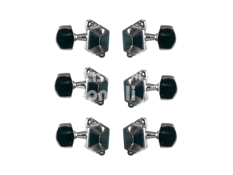 Jinho Set de Clavijas 3+3 para Guitarra Eléctrica