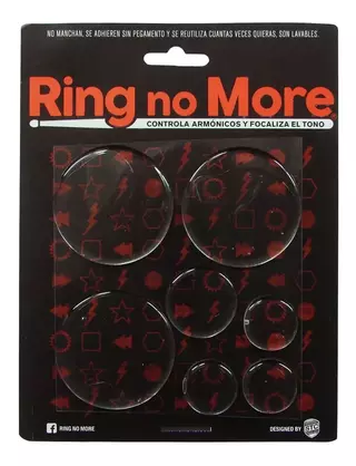 Gel Quita Armónicos Ring No More Para Bombo X 7 Unidades