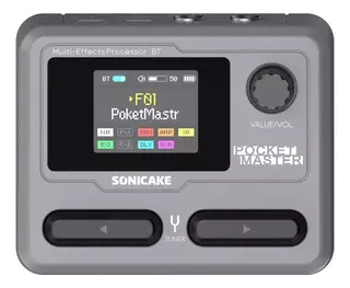 Pedal Multiefectos Sonicake Pocket Master, Para Guitarra-Bajo