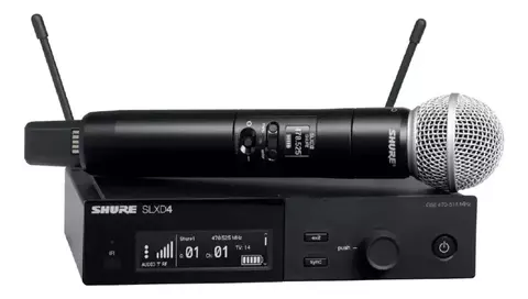 Sistema inalámbrico con transmisor de mano SM58