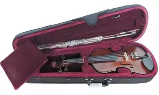 Violin 4/4 Stradella MV 141144 de estudio con estuche arco color marrón oscuro - comprar online