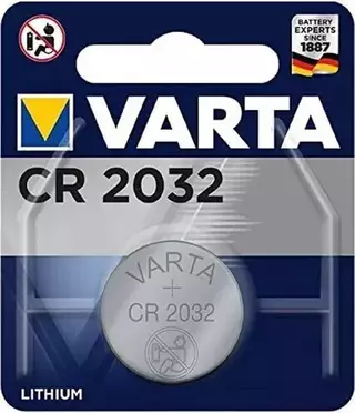 Pila Cr2032 Varta 3v Litio P/ Luces Alarmas