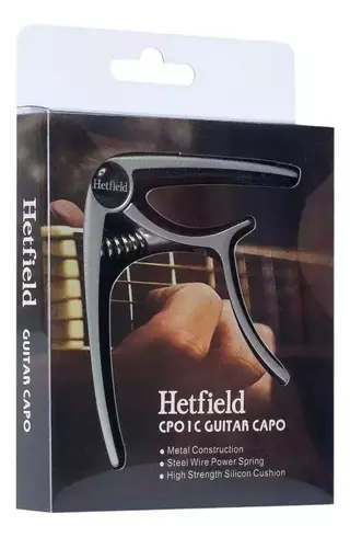 Capotraste/capodastro Guitarra Acústica Y Eléctrica Hetfield - Cpo1c