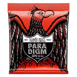 ERNIE BALL P02030 | Cuerdas de Guitarra Eléctrica de 7 Cuerdas Skinny Top Heavy Bottom Slinky Paradigm Calibres 10-62