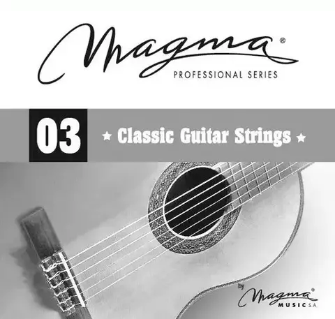 Cuerda suelta 3era para guitarra clasica