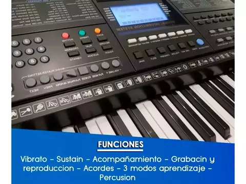 Teclado Organo Sensitivo 61 Teclas Yongmei Ym-8810 - comprar online