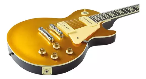 Guitarra Eléctrica Eko Vl-480 Gt-v Tipo Les Paul Gold Top