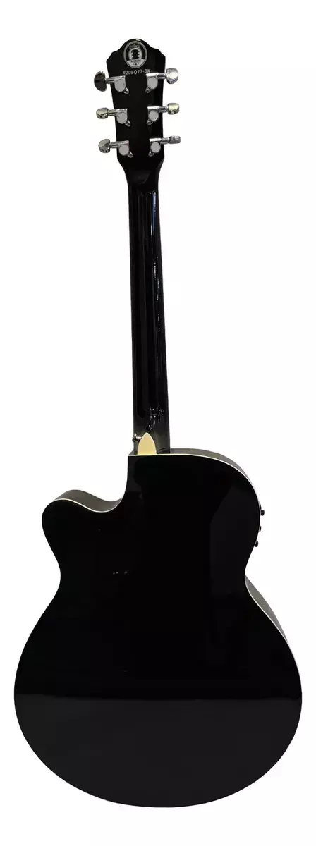 Guitarra Electroacústica Rocket R20eq17-bk Negra Concert en internet