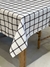 Mantel Impermeable Cuadrillé ByN