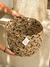 Cesto de fibra natural combinado - comprar online