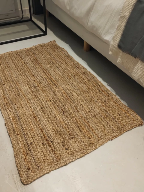 Alfombra Rectangular de Yute