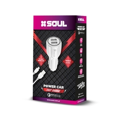 Cargador de Auto SOUL 3.0 2 USB