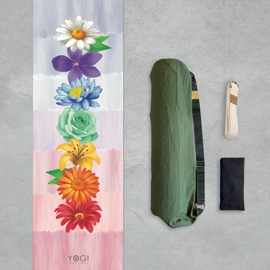 Kit Yogi Mat premium Flores