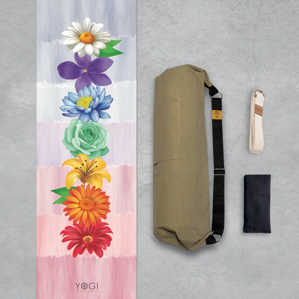 Kit Yogi Mat premium Flores