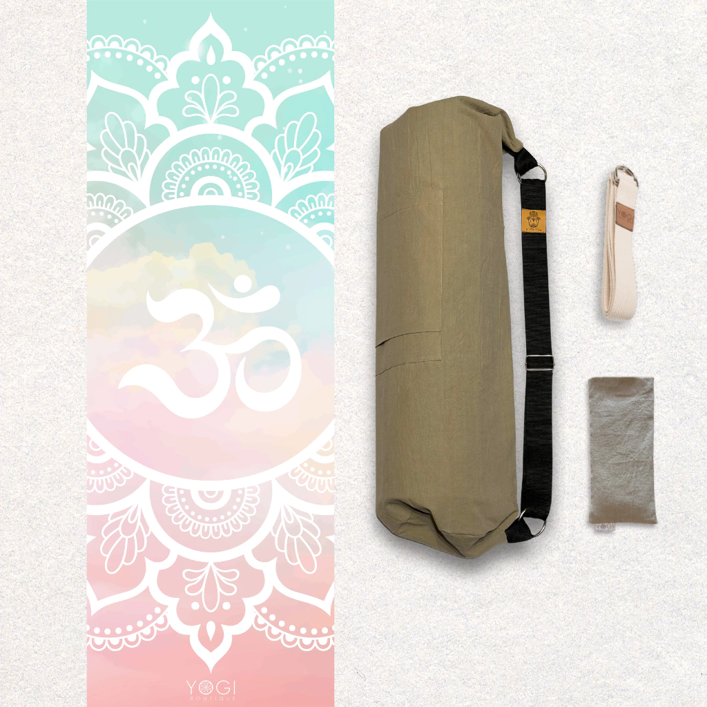 Kit Yogi Mat Om pastel