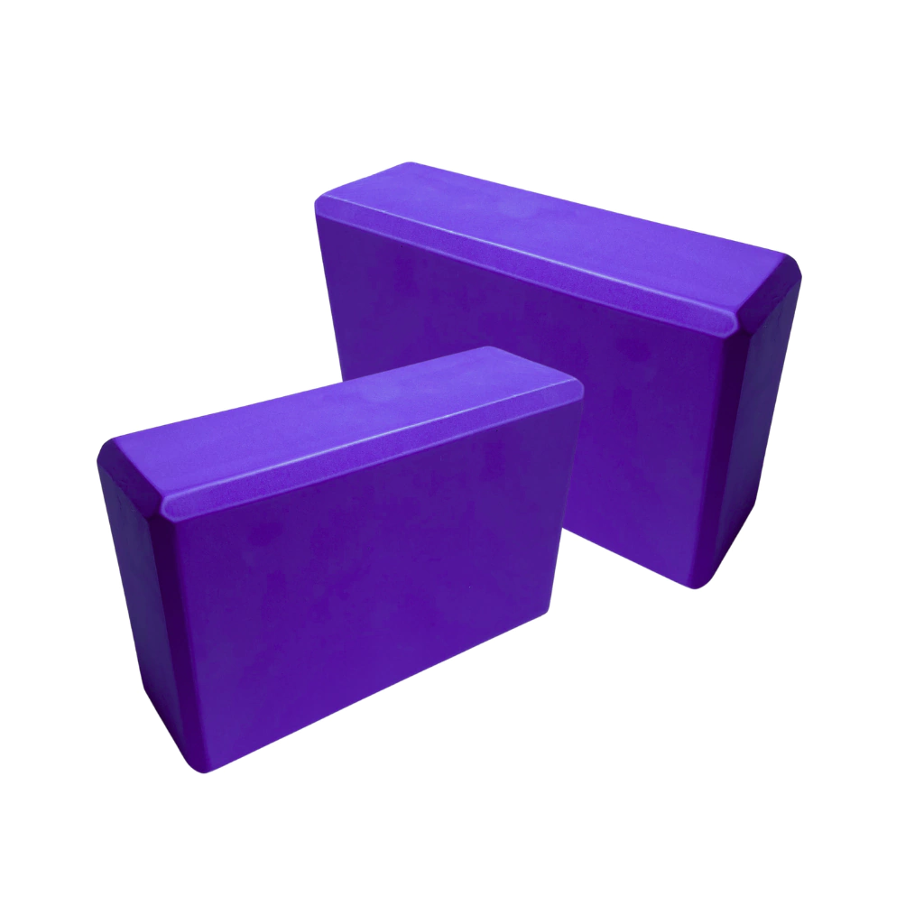 Par de bloques foam violeta