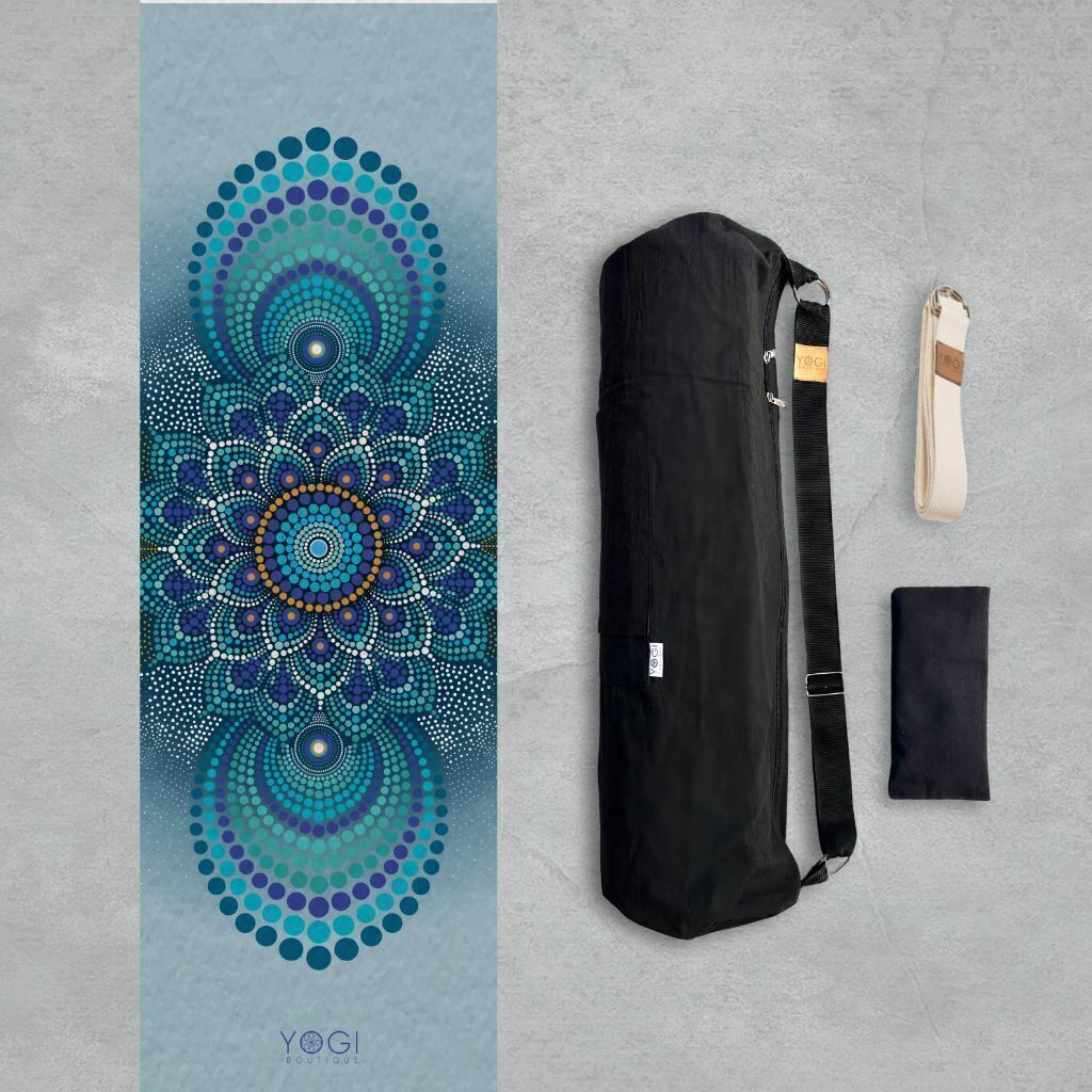Kit Yogi Mat premium Luz Azul