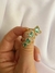 Anel princesa gota turmalina cravejado banhado a ouro 18K na internet