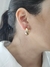 Brincos gota aberta dourada media banhados a ouro 18k - comprar online