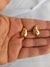 Brincos gota dourada Hailey pp banhados a ouro 18K - comprar online