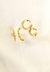 Kit de brincos Juliette banhados a ouro 18k