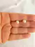 Brincos pérola 8mm banhado a ouro 18k - comprar online