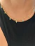 Choker4 bolinhas azuis e 4 mini corações banhada a ouro 18K - comprar online