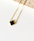 COLAR COM 1 TREVO PRETO VIRGINIA BANHADO A OURO 18K na internet