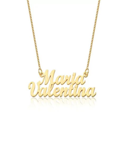 Colar com nome composto personalizado