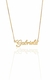 Colar com nome simples personalizado banhado a ouro 18k (PZ ENTREGA 45 DIAS) - comprar online