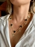 COLAR COM TREVOS DOURADO VIRGINIA BANHADO A OURO 18K - comprar online