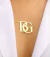 Colar monograma com duas letras lisas personalizadas