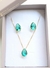 Conjunto gota turmalina banhada em ouro 18k - comprar online