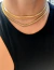 Choker cordão baino banhada em ouro 18k - Brinina Semijoias | Loja online de semijoias 